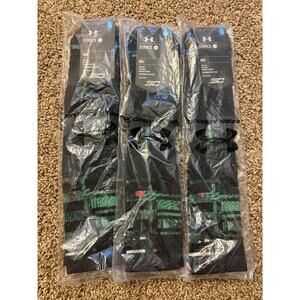 NWT Under Armour x Stance Stephen Curry Performance Poly Blend Socks Black x3